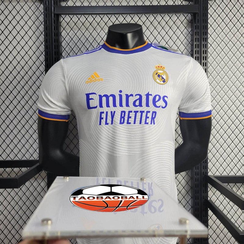 2021/2022 Player Version Real Madrid Home Football Shirt