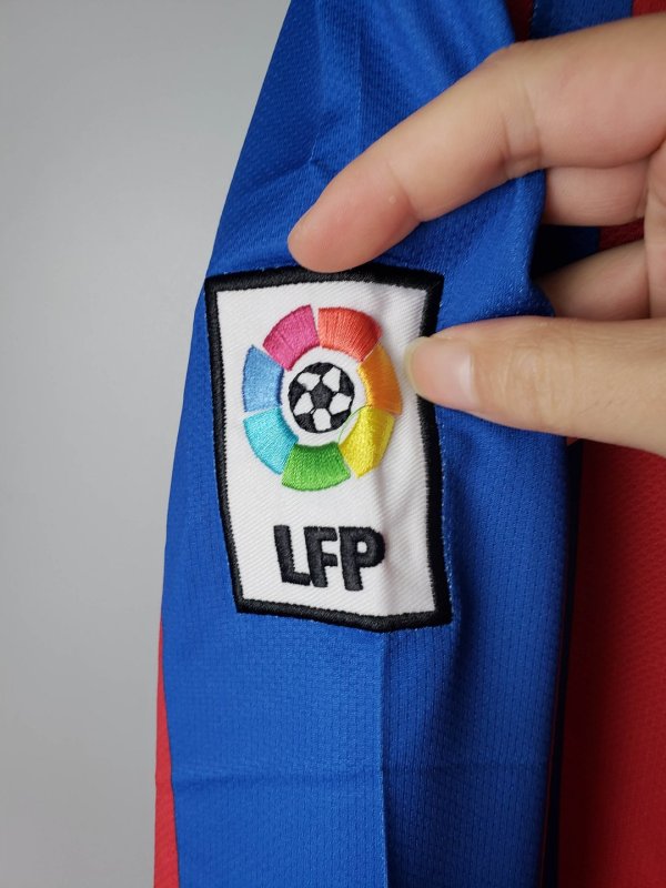 2007/2008 Retro Long Sleeve Barcelona Home Football Shirt