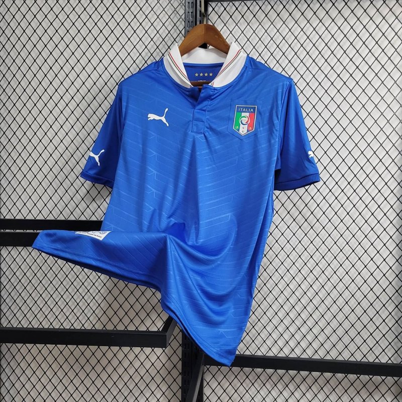 2012 Retro Italy Home Football Shirt