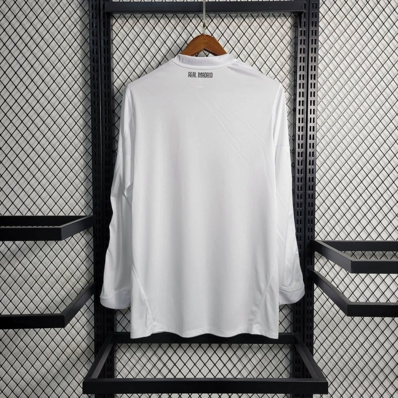 2010/2011 Retro Long Sleeve Real Madrid Home Football Shirt