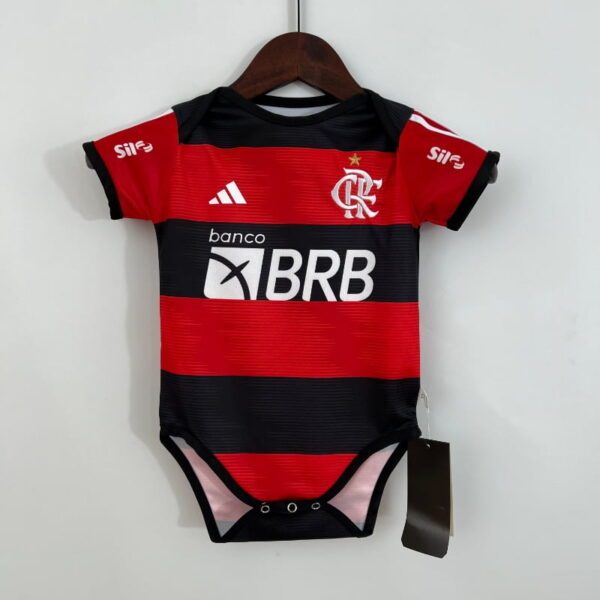 2023/24 Flamengo Home Baby One-Piece Jersey