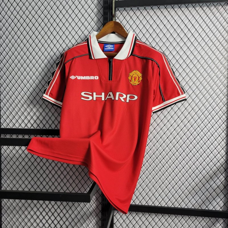 1998/1999 Retro Manchester United Home Football Shirt