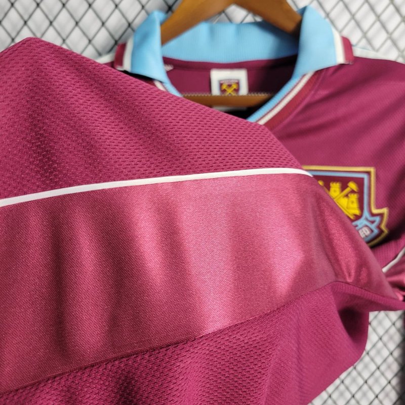 1999/2000 Retro West Ham United Home Football Shirt