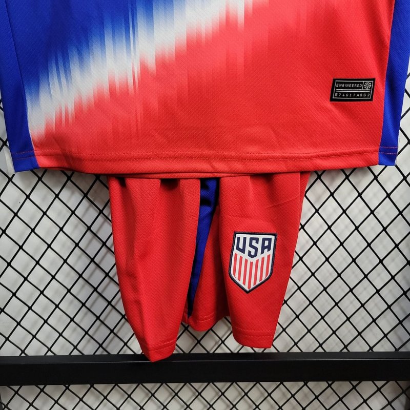 2024 United States Away Football Shirt Kids