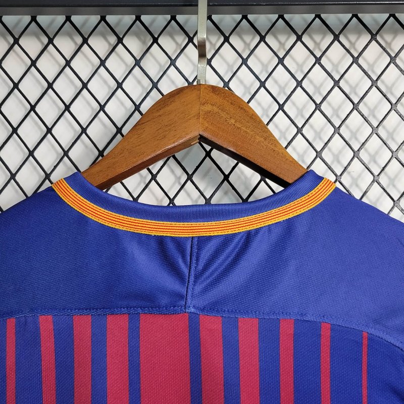 2017/2018 Retro Barcelona Home Football Shirt