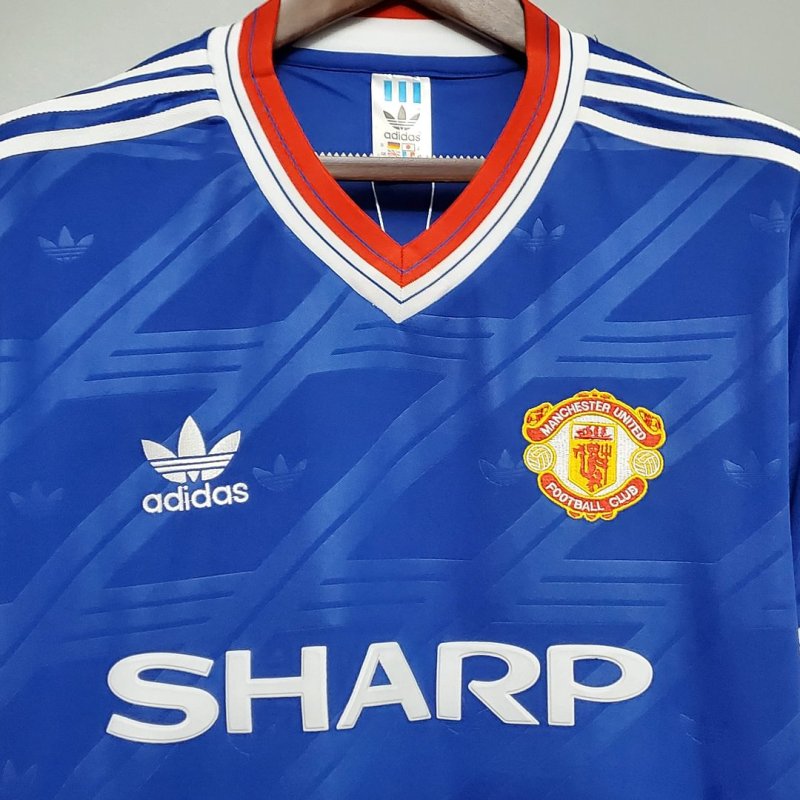 1986/1988 Retro Manchester United Third Away Football Shirt