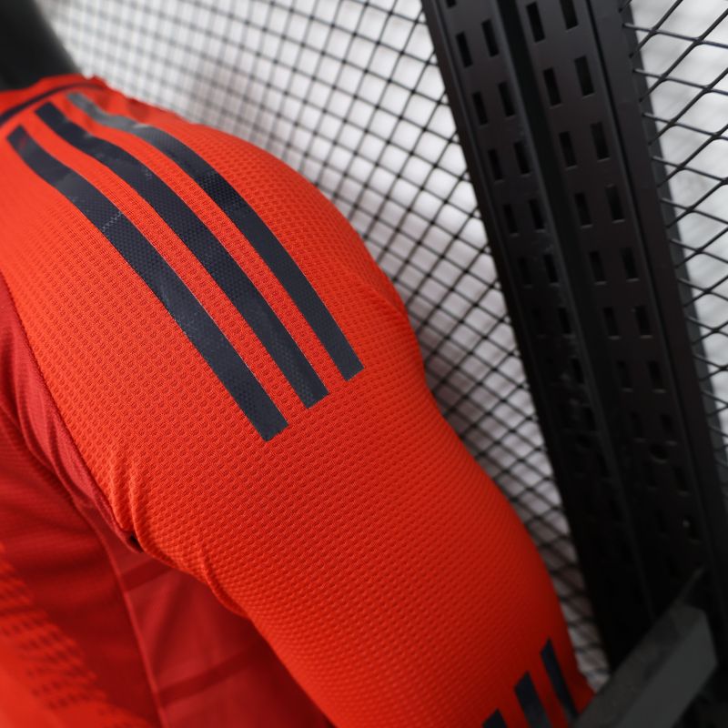 2024/2025 Player Edition FC Bayern Home Long Sleeve Football Jersey
