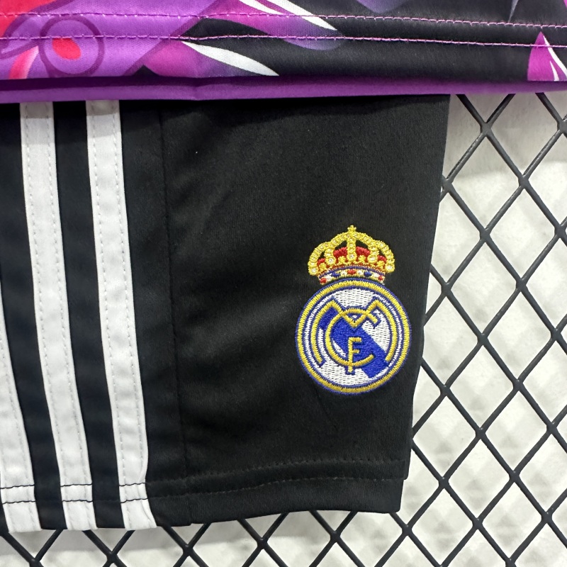 2025/26 Real Madrid Special Edition Purple Dragon Kids Jersey Set
