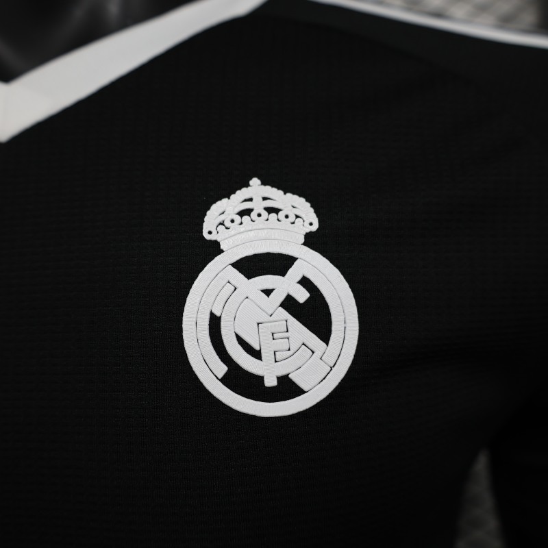 2024/2025 Player Edition Real Madrid Goalkeeper Black Football Jersey