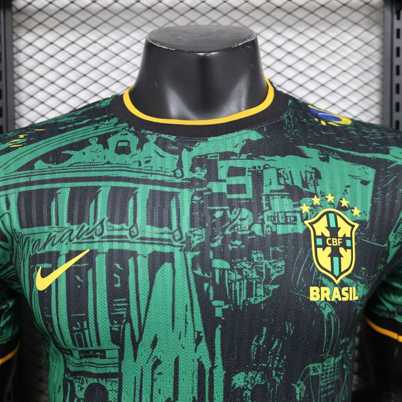 2024/2025 Player Edition Brazil Green Special Edition Football Jersey