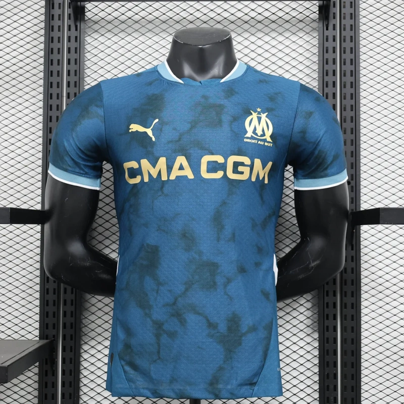 2024/2025 Player Version Olympique Marseille Away Football Shirt