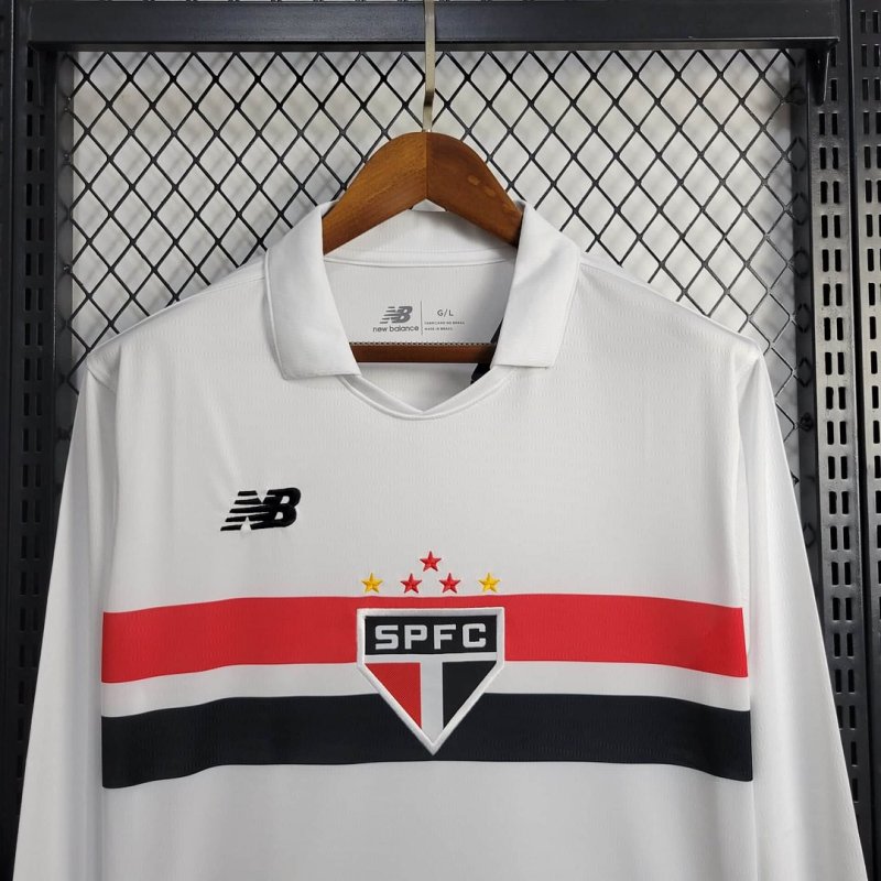 2024/2025 Long Sleeve São Paulo Home Football Shirt