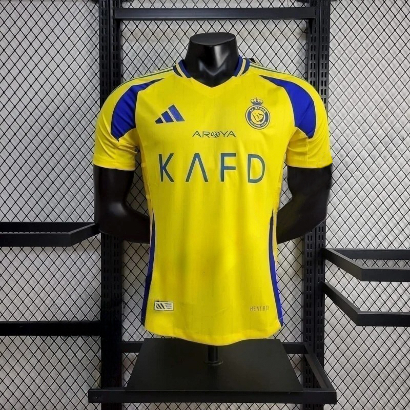 2024/2025 Player Version Al-Nassr Home Football Shirt