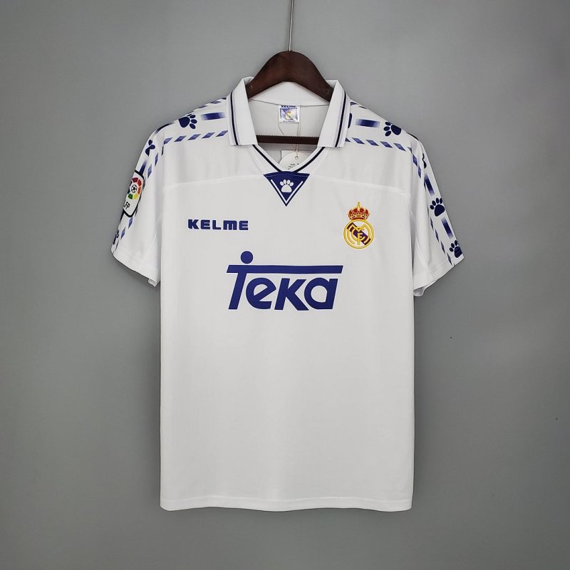 1996/1997 Retro Real Madrid Home Football Shirt