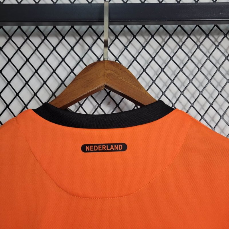 2010 Retro Netherlands Home Football Shirt