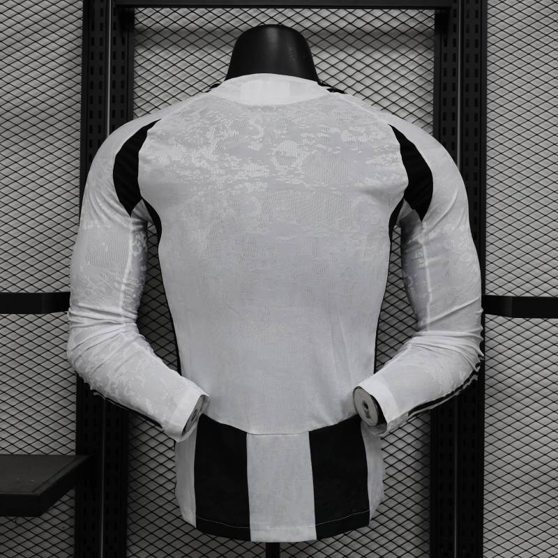 2024/2025 Player Edition Juventus Home Long Sleeve Football Jersey