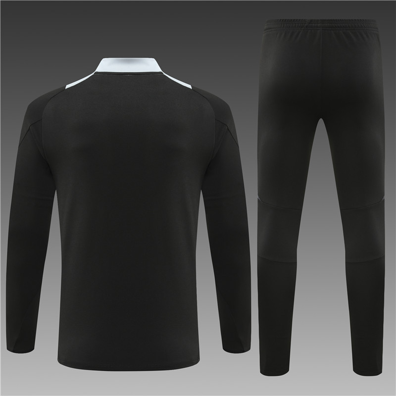 2024/2025 Player Edition Manchester United Black Half-zip training suit Football jerseys