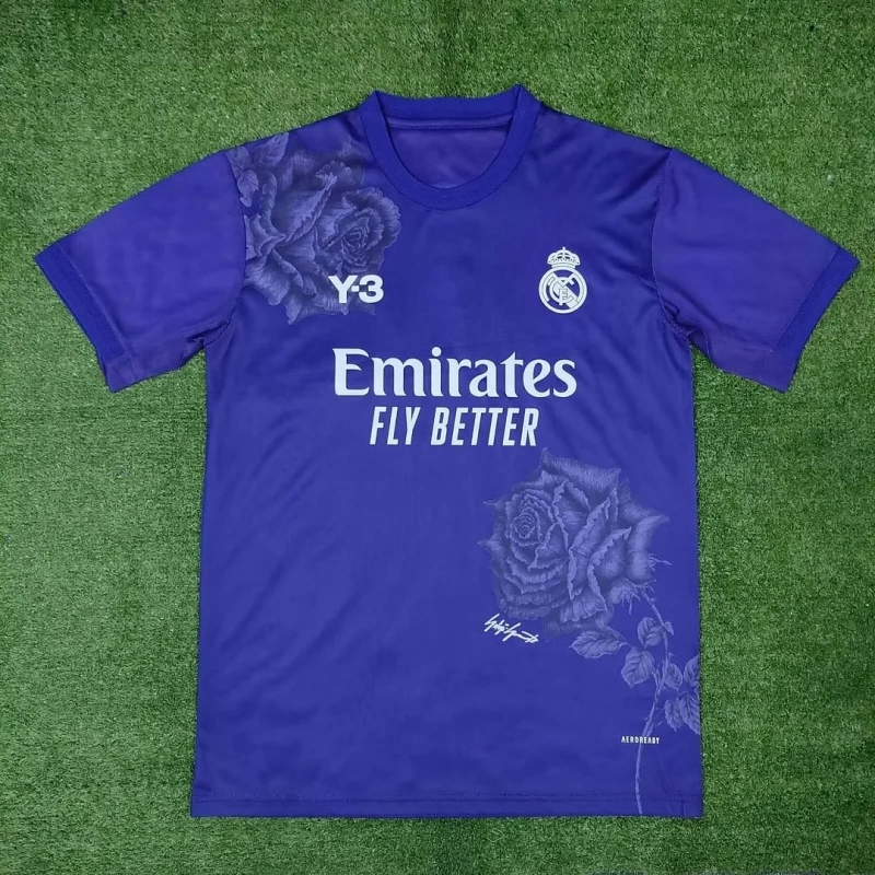 2024/2025 Real Madrid Y-3 Special Edition Blue Football Shirt