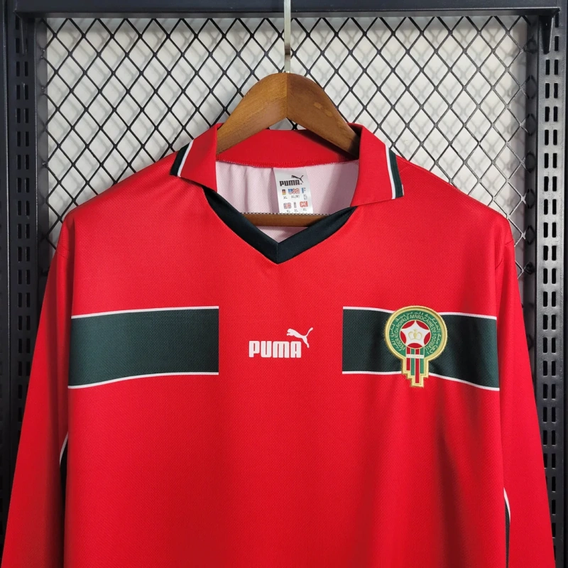 1998 Retro Long Sleeve Morocco Third Away Football Shirt