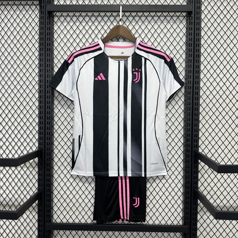 2025/26 Juventus Home Jersey Children's Set