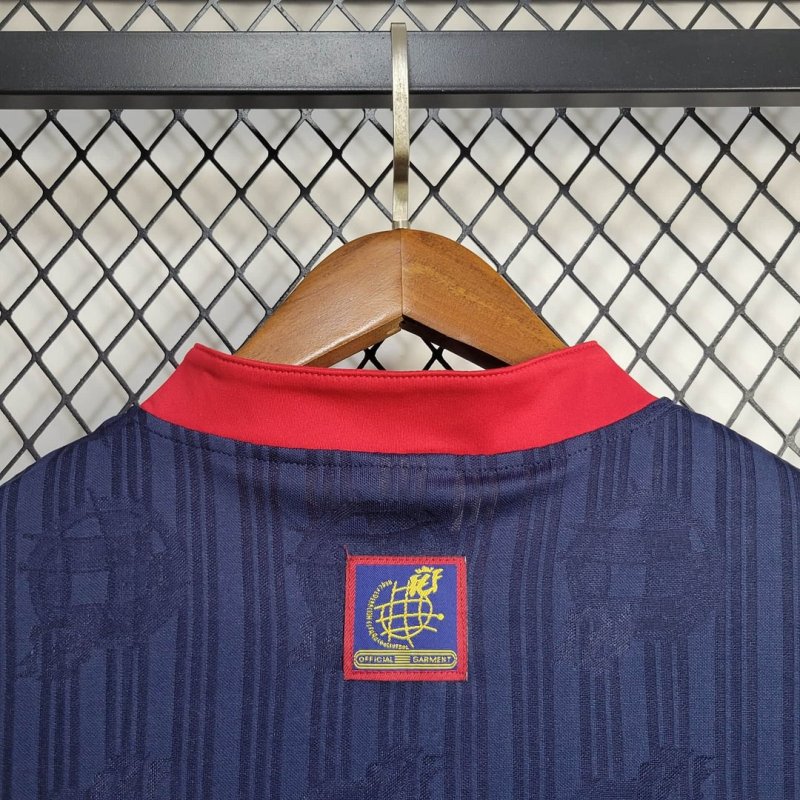 1996 Retro Spain Away Football Shirt
