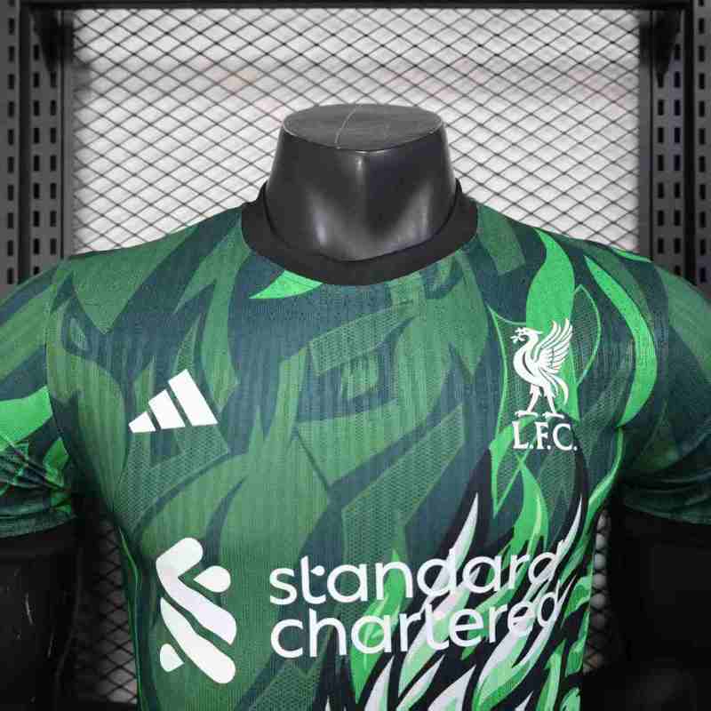 2025/2026 Liverpool FC special edition green football shirt