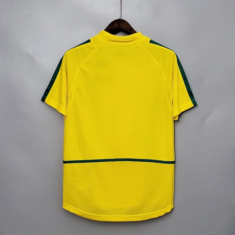 2002 Retro Brazil Home Football Shirt