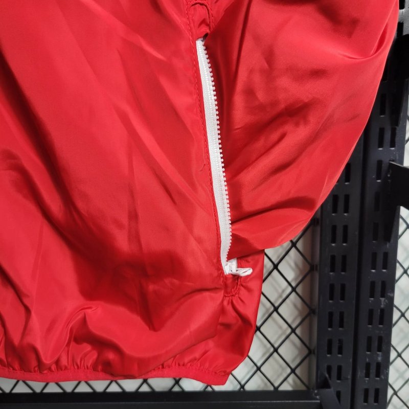 2023/2024 Flamengo Windbreaker（Red-Black）Football Shirt