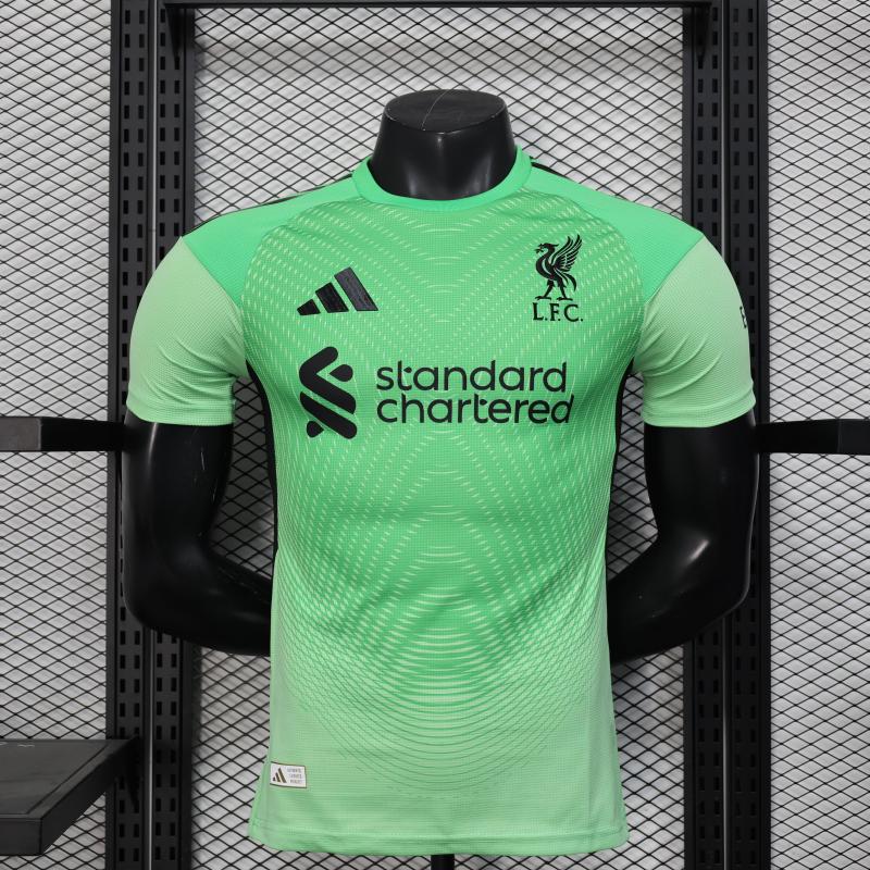 Liverpool FC 2025/26 Player Edition Goalkeeper Football Jersey
