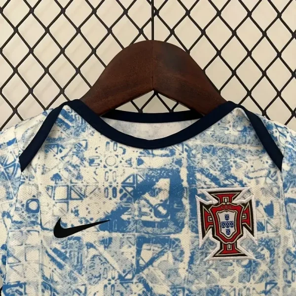 2024/25 Portugal National Team Away Baby One-Piece Jersey