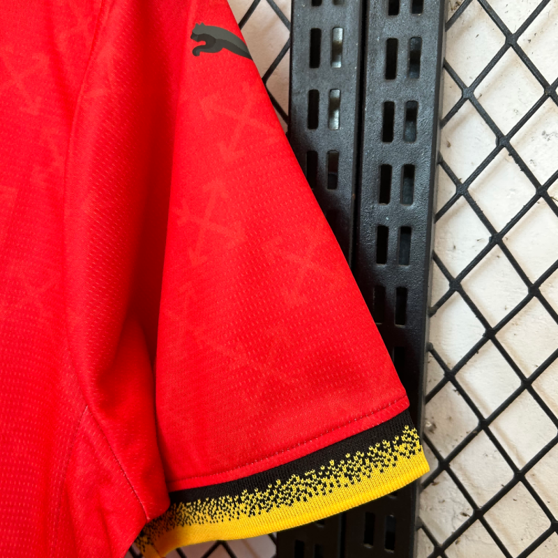 2024/2025 AC Milan Third Away Red and Green Football Shirt