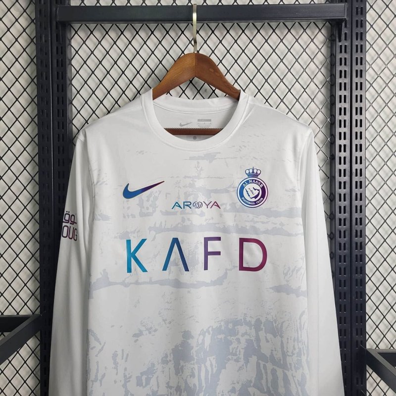 2023/2024 Long Sleeve Al-Nassr Third Away Football Shirt