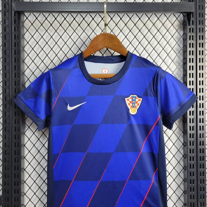 2024 Croatia Away Football Shirt Kids