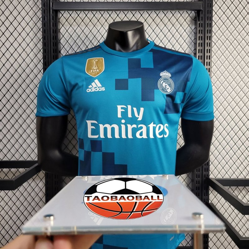 2 017/2018 Retro Real Madrid Third Away Football Shirt