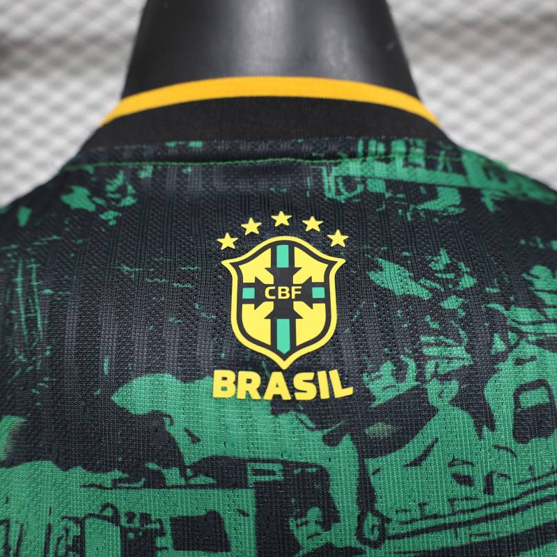 2024/2025 Player Edition Brazil Green Special Edition Football Jersey