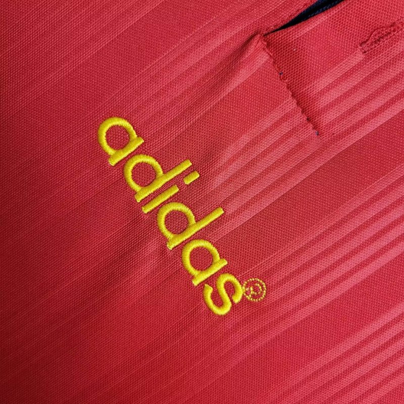 1996 Retro Spain Home way Football Shirt