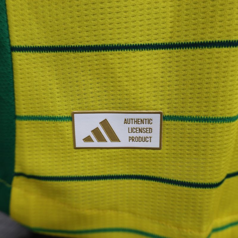 2024/2025 Players Edition Celtic Special Edition Yellow Football Jersey