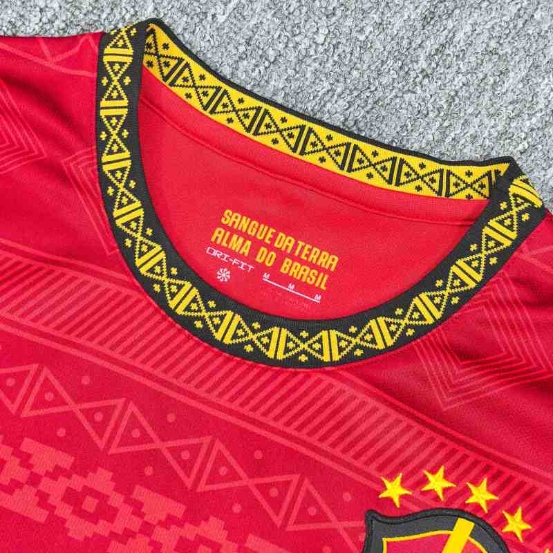 2025/2026 Brazil Away Red Football Shirt (Fan Edition)