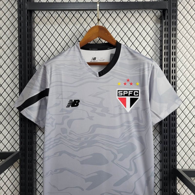 1:1 copy top quality 2024/2025 São Paulo Training Wear Grey Football Shirt