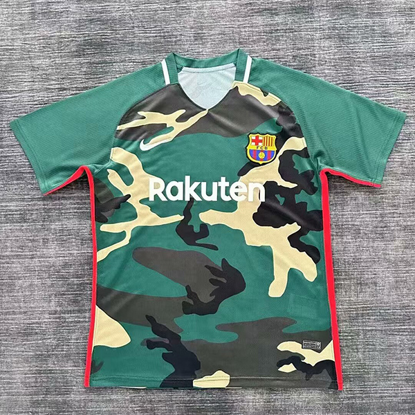 24-25 Barcelona Green Camo Version Jersey Barcelona Jersey