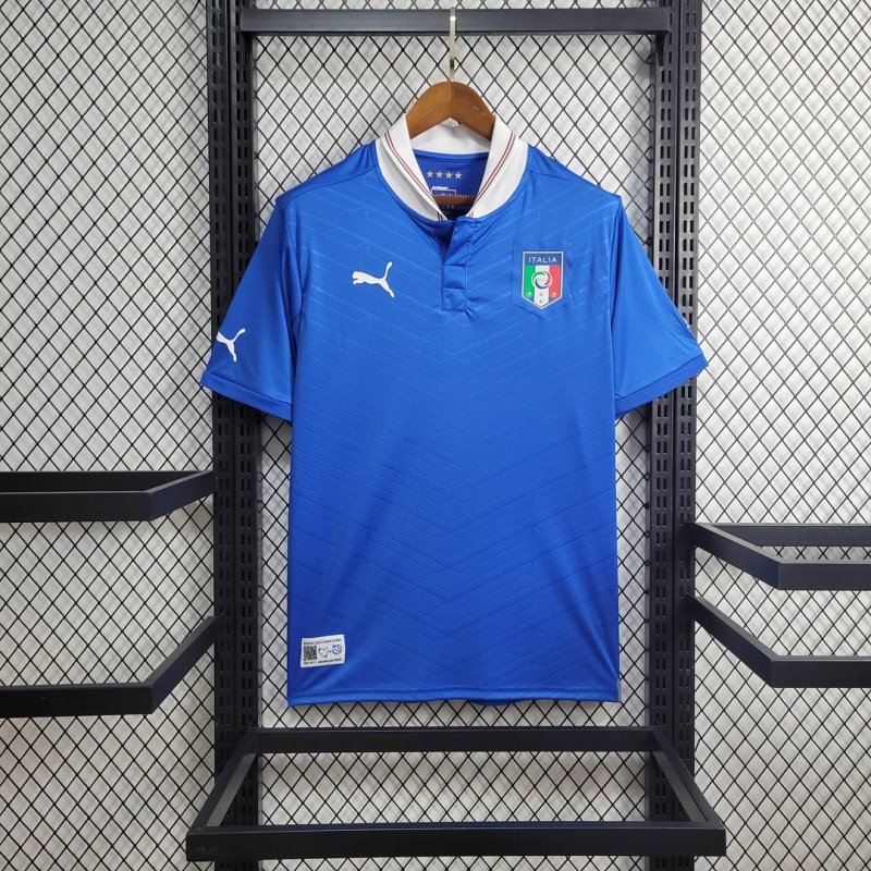 2012 Retro Italy Home Football Shirt