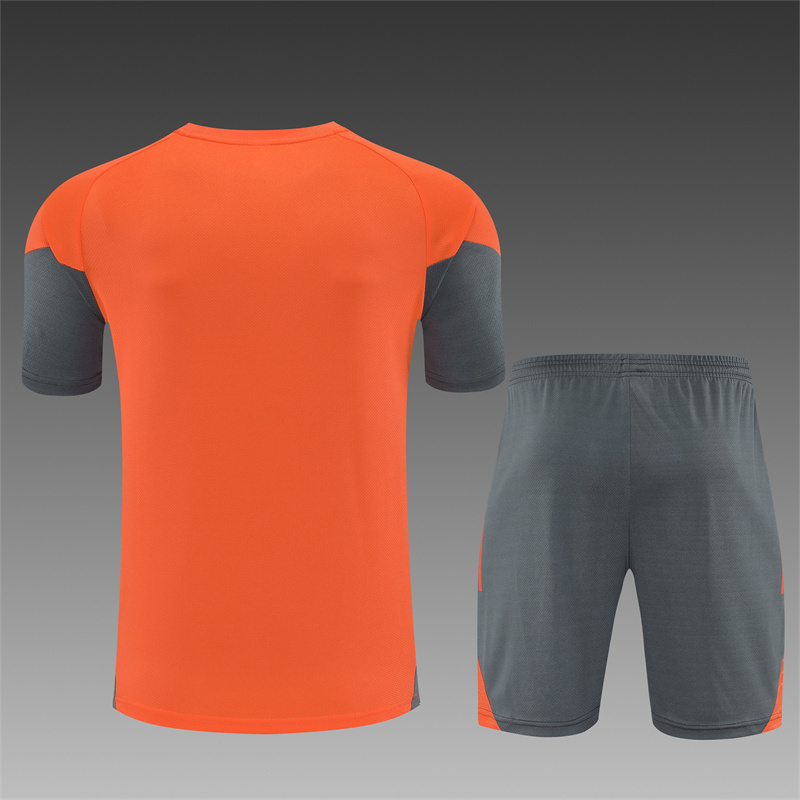 2025/26 short sleeve Bayern orange training suit
