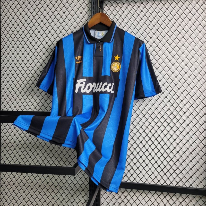 1992/1993 Retro Inter Milan Home Football Shirt