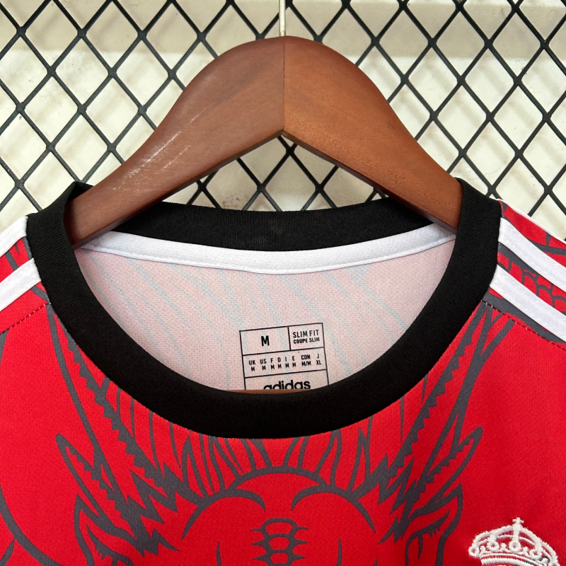 2025/2026 Real Madrid Dragon Red Fan Edition Football Shirt