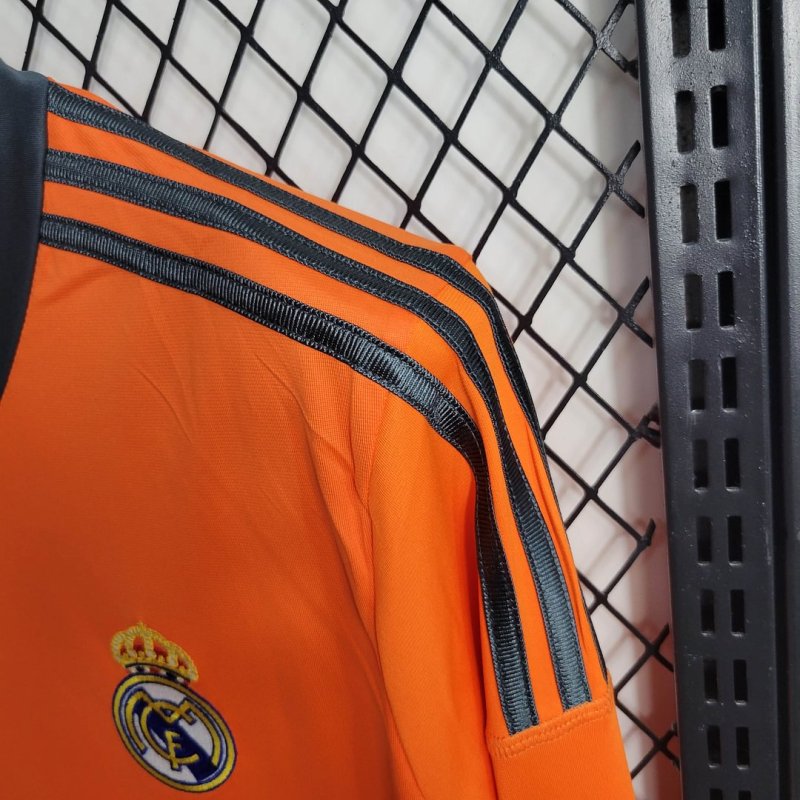2013/2014 Retro Long Sleeve Real Madrid Third Away Football Shirt