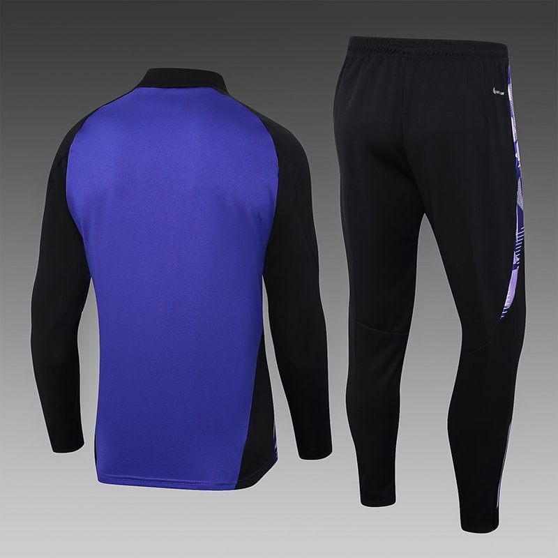 2024 Germany Half-Pull Training Suit Purple Football Shirt