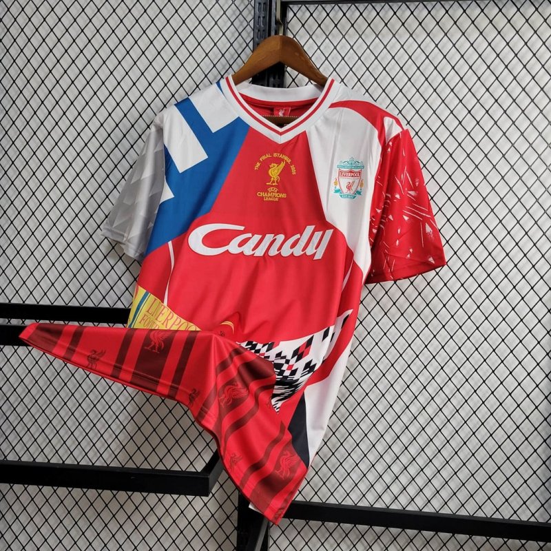 Retro Liverpool Mixed Commemorative Edition Football Shirt