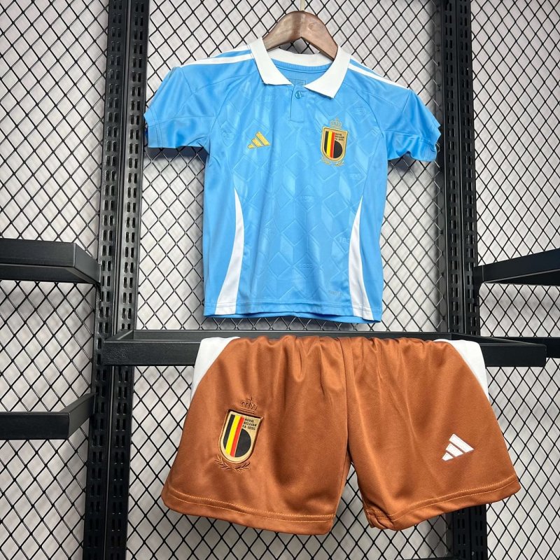2024 Belgium Away Football Shirt Kids