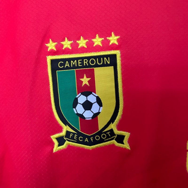 2025-2026 Cameroon Red Fan Edition Football Shirt