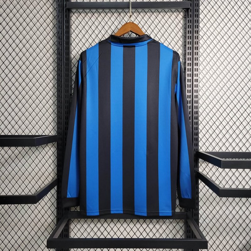 1988/1989 Retro Long Sleeve Inter Milan Home Football Shirt